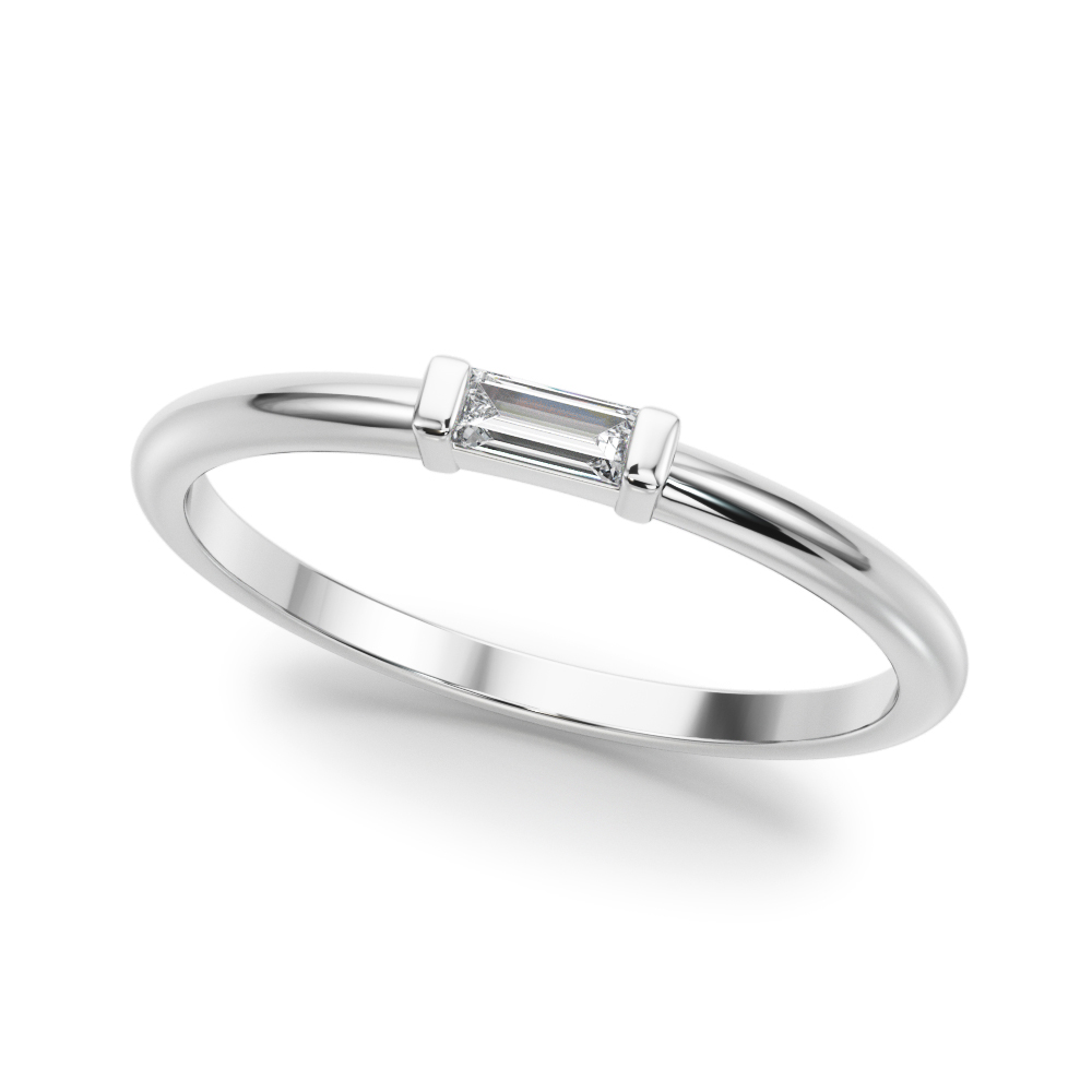 Lab-Grown Diamond East-West Baguette Ring