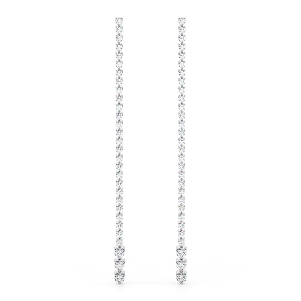 Lab-Grown Diamond Graduating Drop Earrings