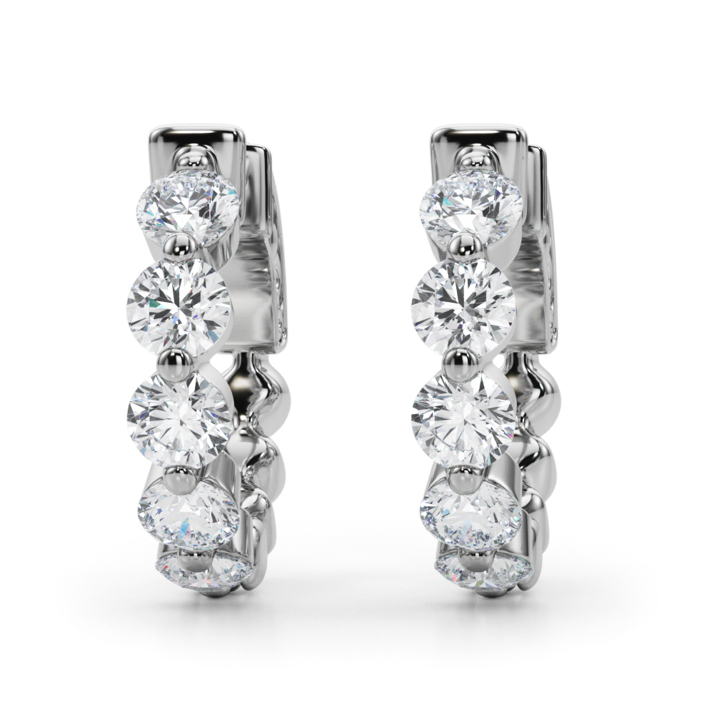 Classic Inside Out U-Prong Hoop Earrings