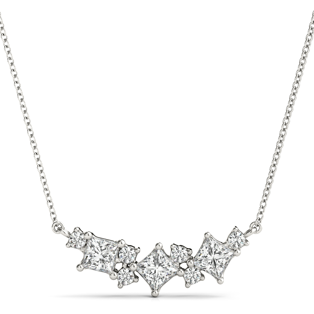 Cluster Bar Necklace