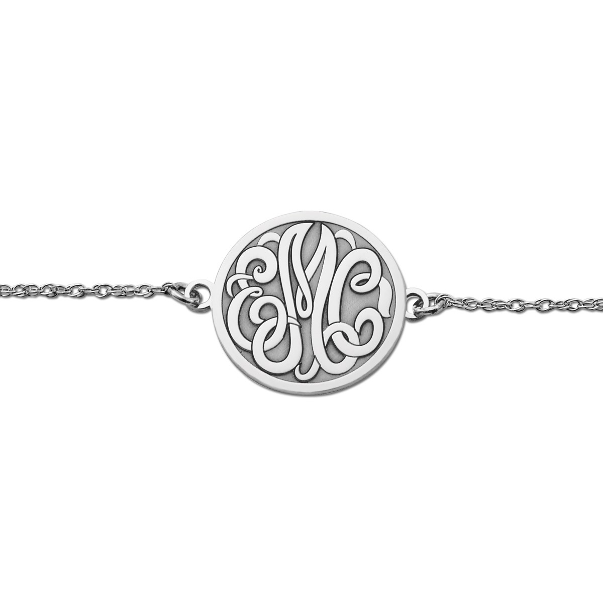 Initial Monogram Bracelet