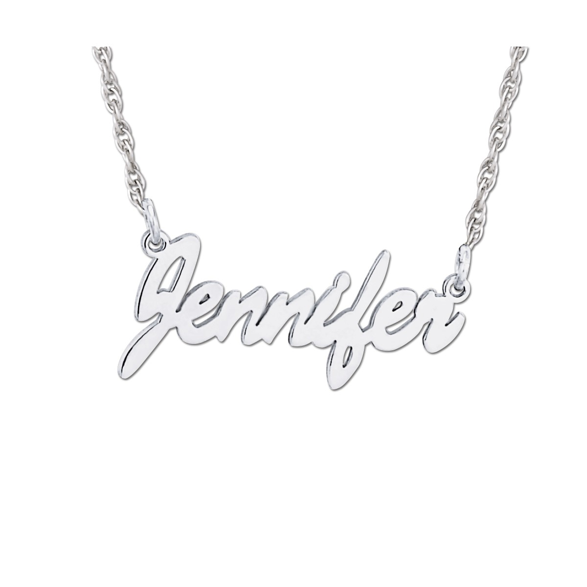 Personalized High Polished Script Name Plate