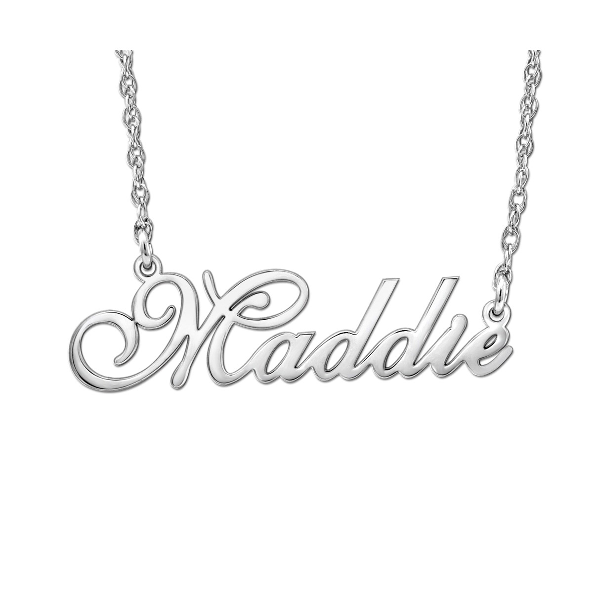High Polished Personalized Name Pendant