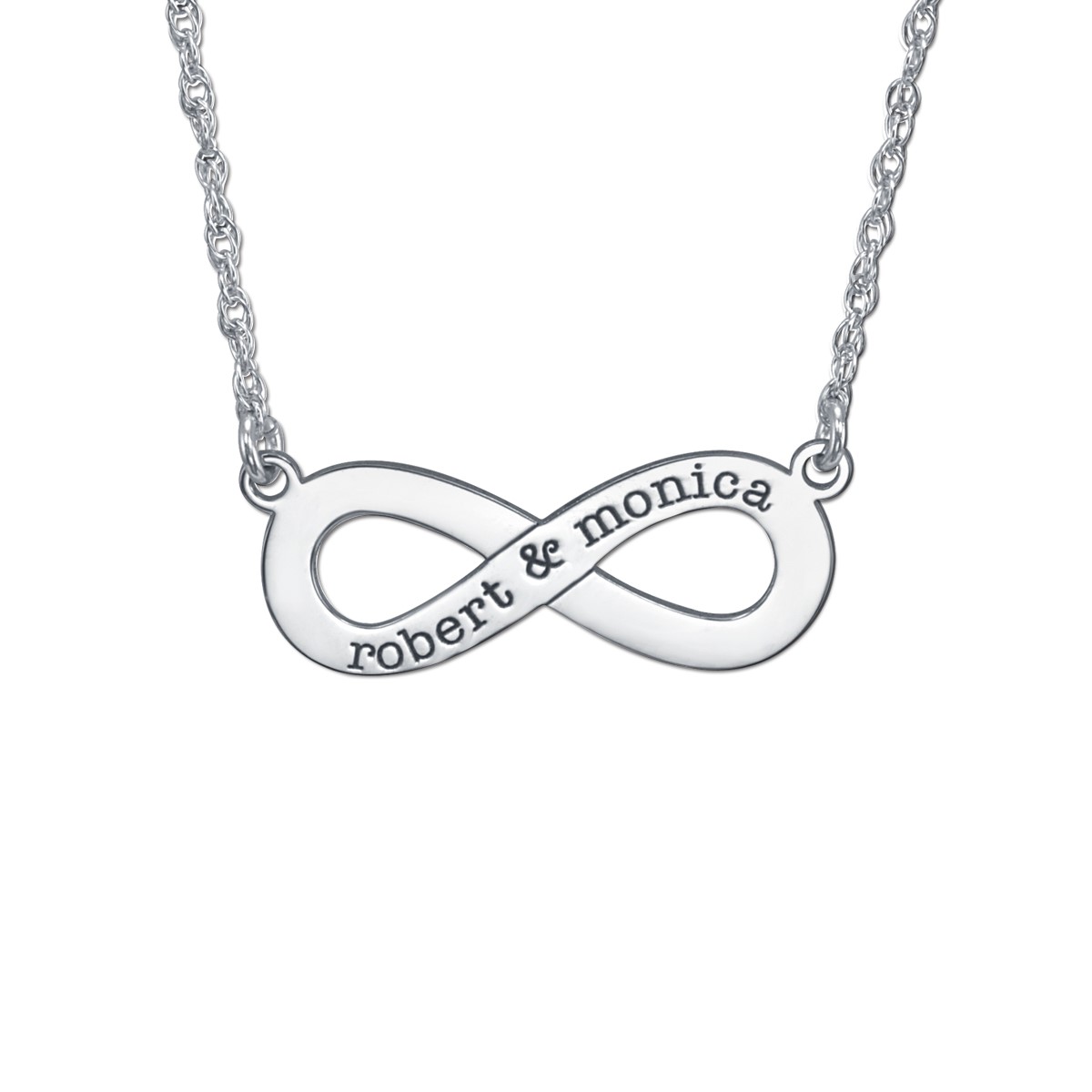 Infinity Personalized Pendant Necklace