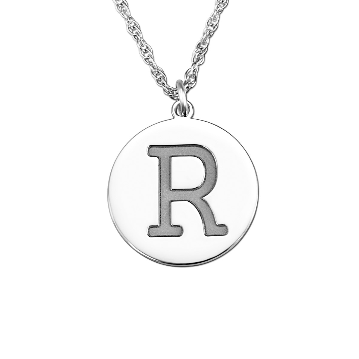 Initial Letter Block Pendant