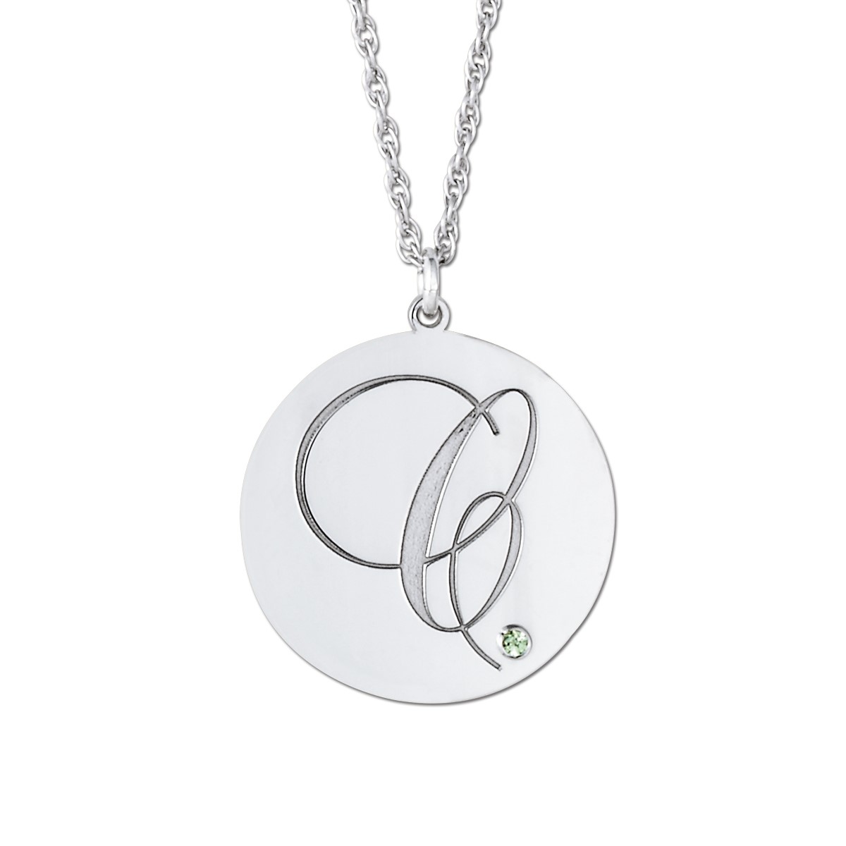 Accented Disc Pendant