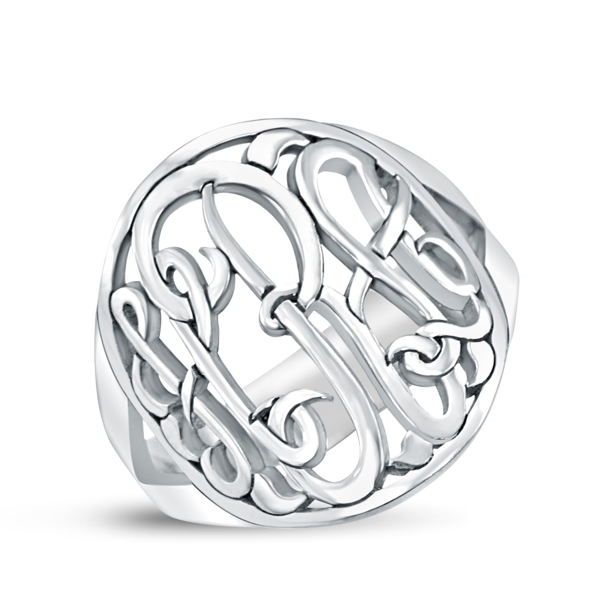 Personalized Monogram Rings