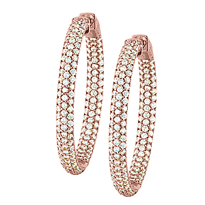 36MM ROUND PAVE INSIDE OUT