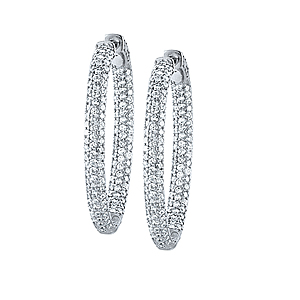 2028  37MM OVAL PAVE INSIDE OUT