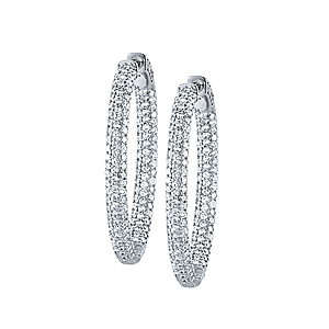 49MM OVAL PAVE INSIDE OUT