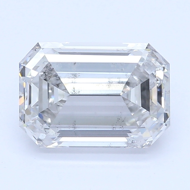 0.82 carat emerald lab-grown diamond