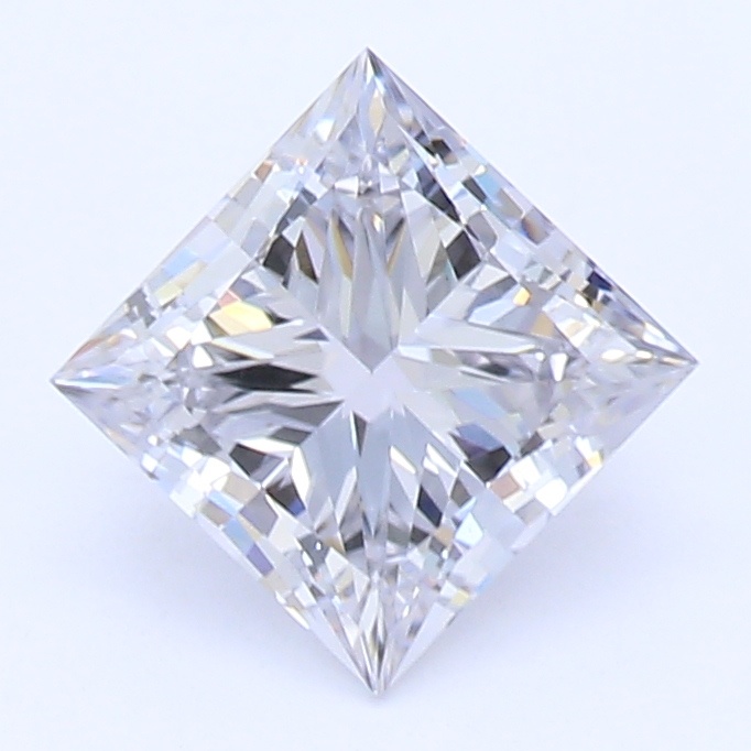 0.70 carat princess lab-grown diamond