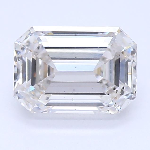 0.71 carat emerald lab-grown diamond