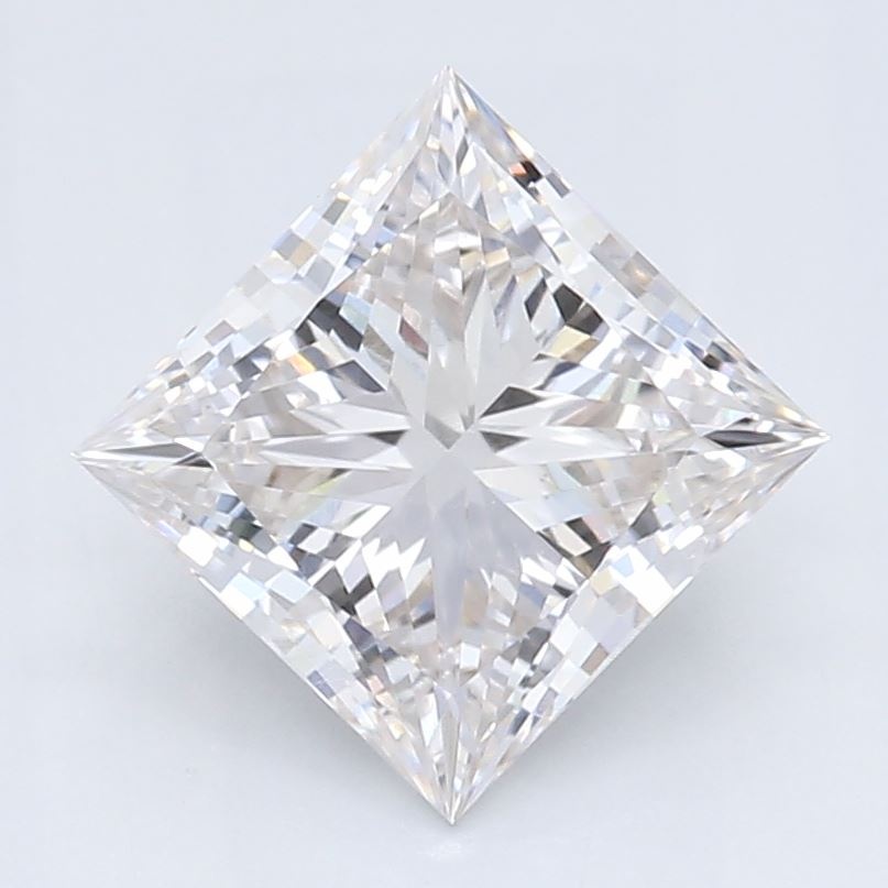 0.90 carat princess lab-grown diamond