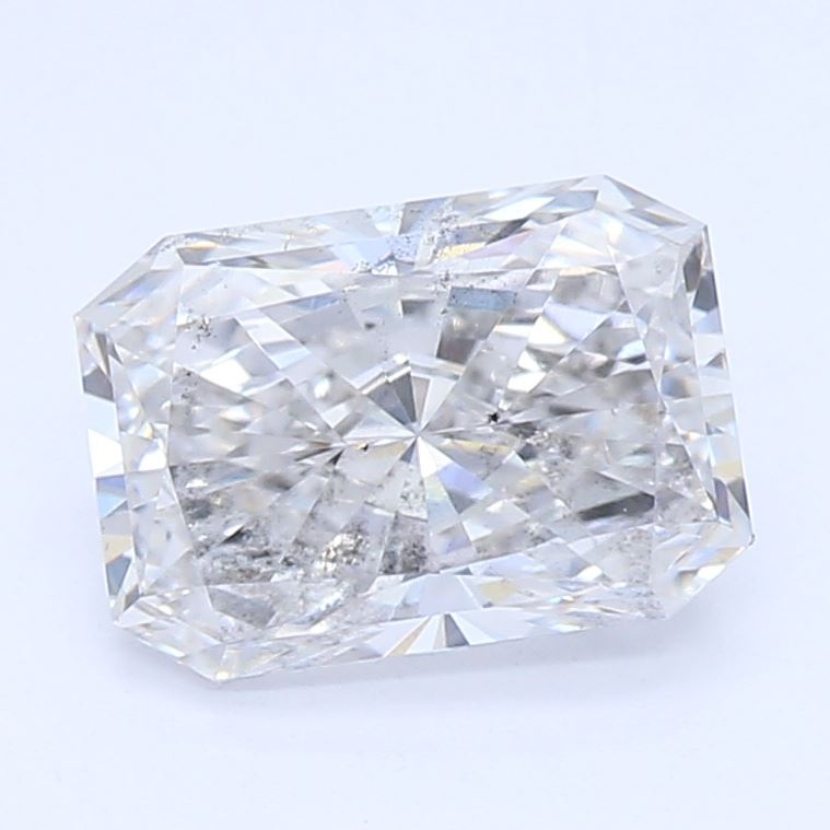 0.86 carat radiant lab-grown diamond