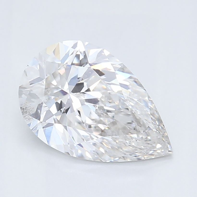 0.71 carat pear lab-grown diamond