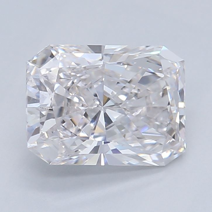 0.72 carat radiant lab-grown diamond