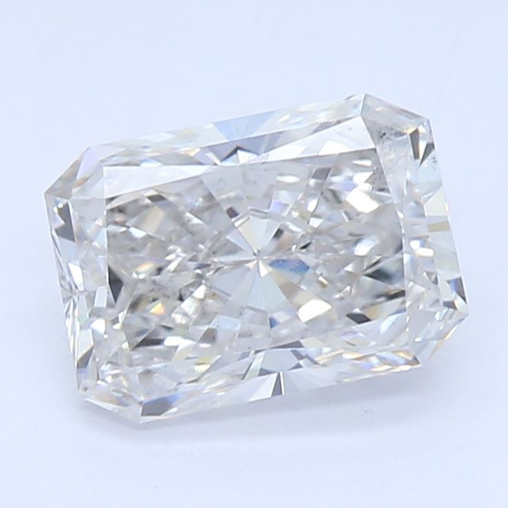 0.85 carat radiant lab-grown diamond