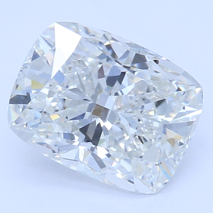 0.88 carat cushion lab-grown diamond