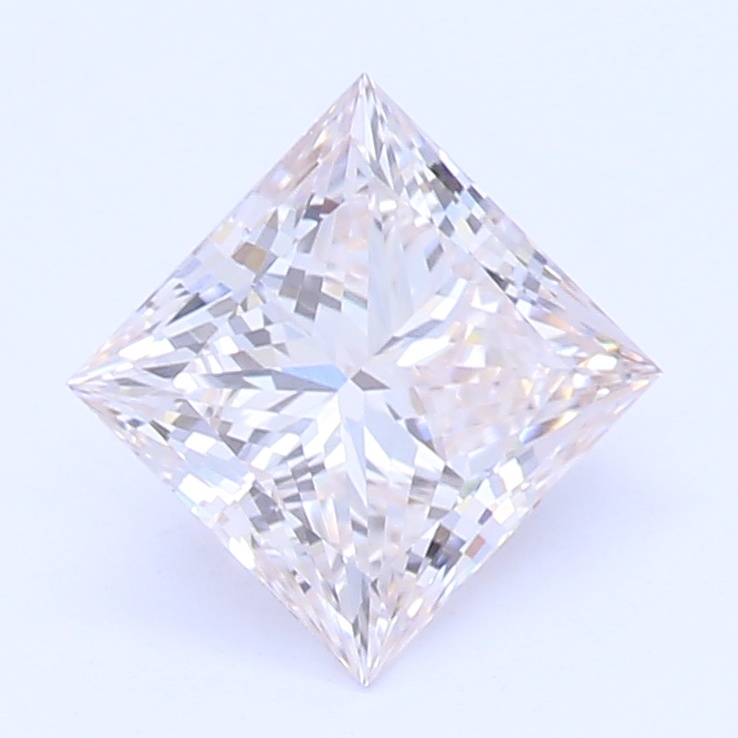 0.72 carat princess lab-grown diamond