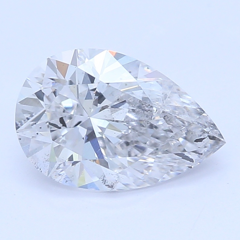 0.68 carat pear diamond