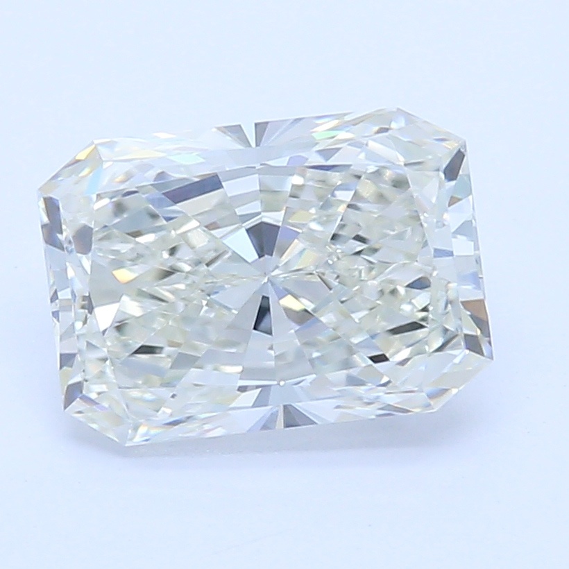 0.84 carat radiant lab-grown diamond