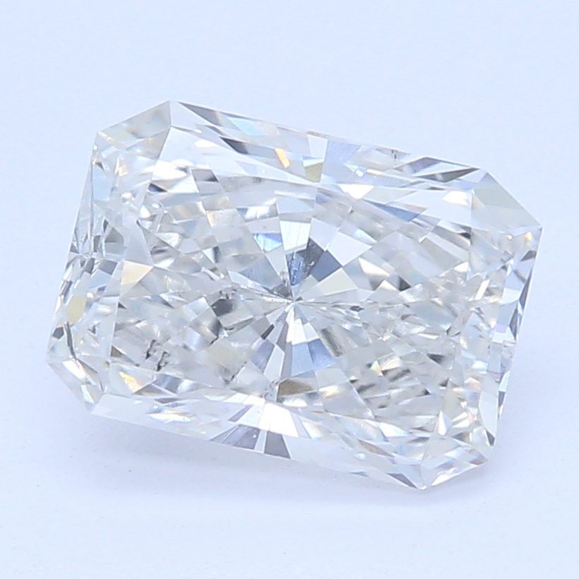 0.93 carat radiant lab-grown diamond