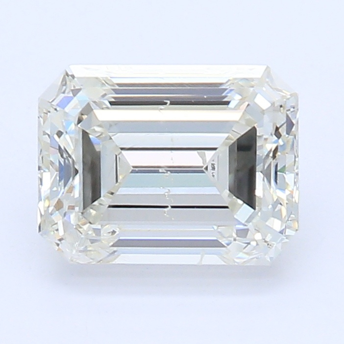 0.84 carat emerald lab-grown diamond