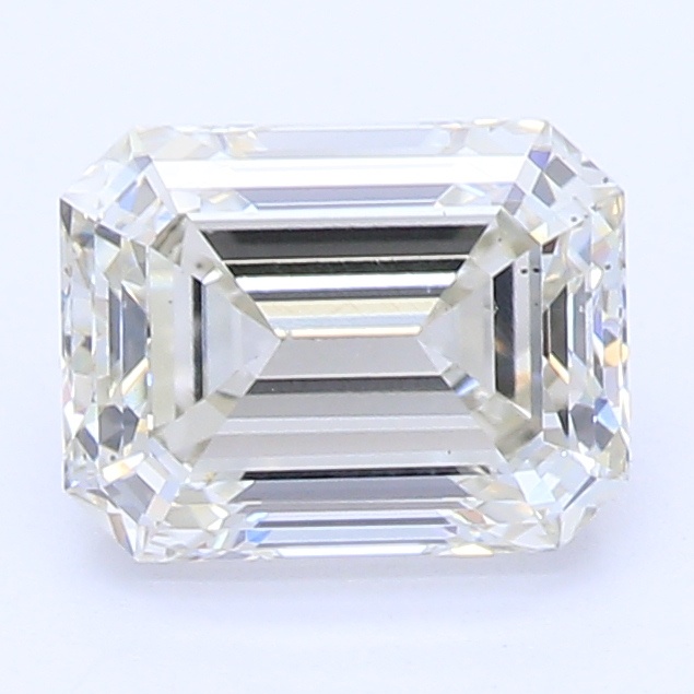 0.83 carat emerald lab-grown diamond