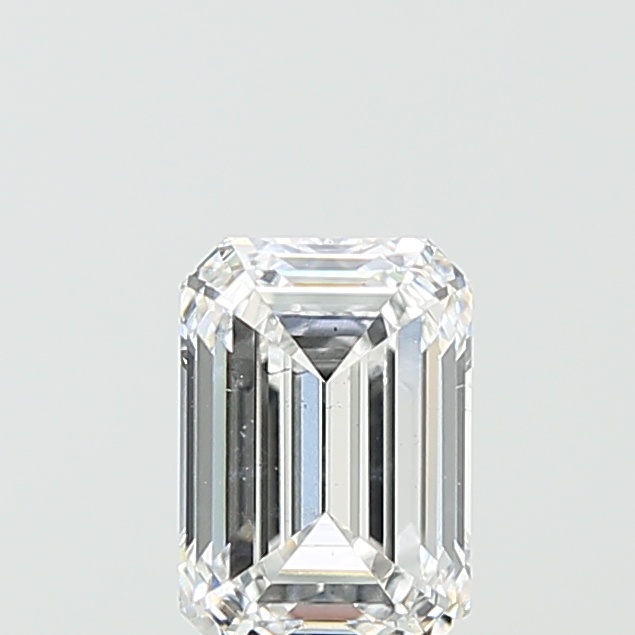 1.36 carat emerald lab-grown diamond