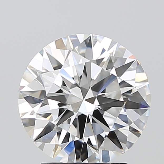 2.59 carat round lab-grown diamond