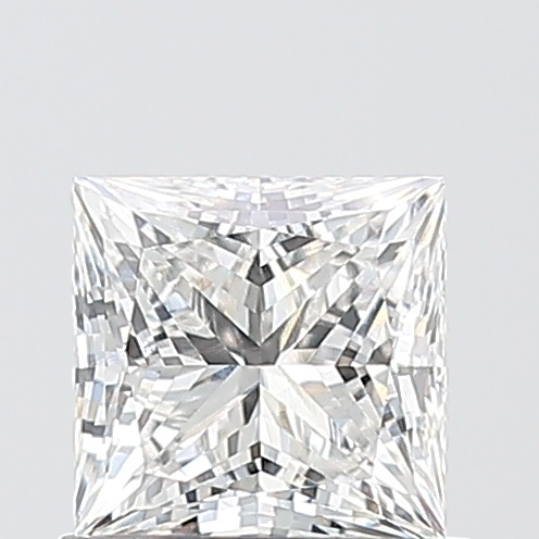 0.85 carat princess lab-grown diamond