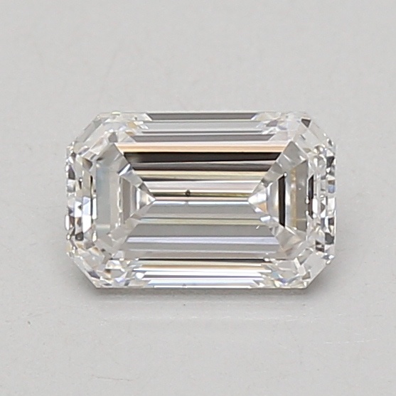 0.78 carat emerald lab-grown diamond