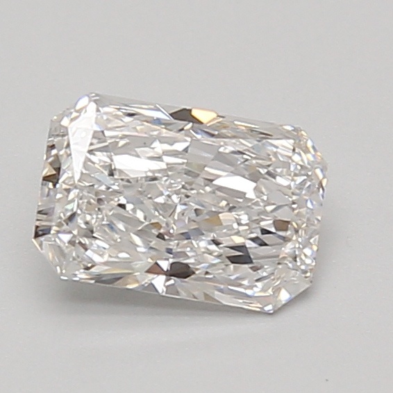 0.89 carat radiant lab-grown diamond