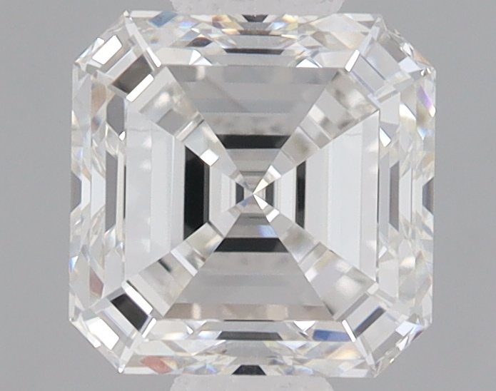 1.08 carat asscher lab-grown diamond