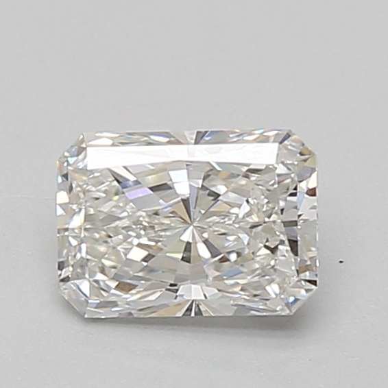0.88 carat radiant lab-grown diamond