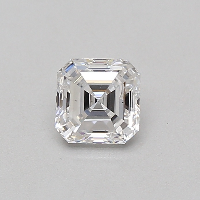 0.73 carat asscher lab-grown diamond