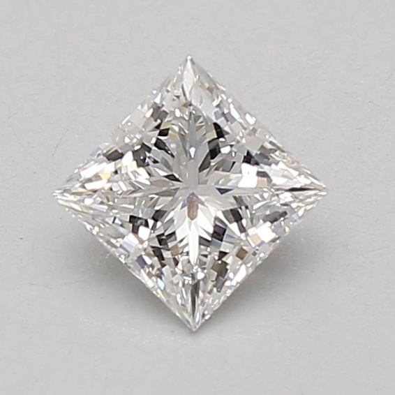 0.73 carat princess lab-grown diamond