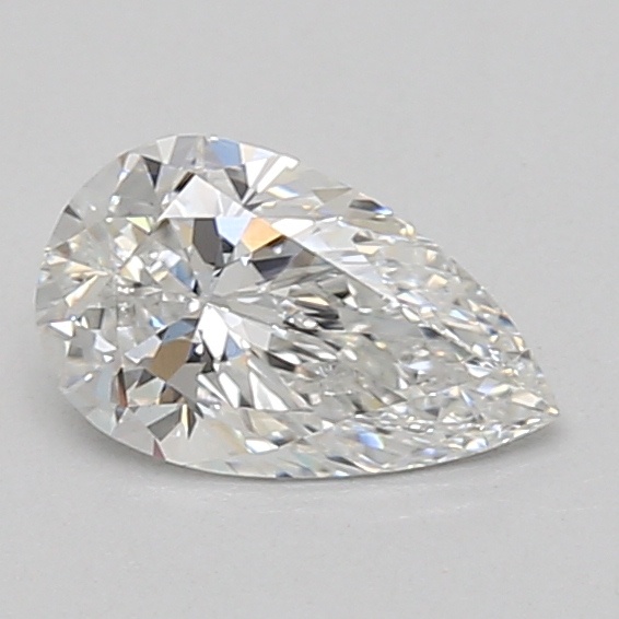 0.84 carat pear lab-grown diamond