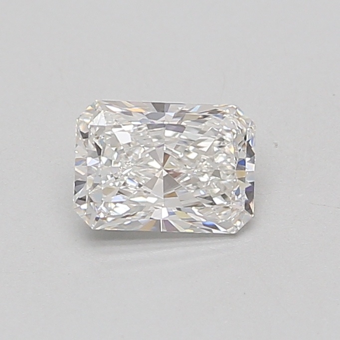 0.85 carat radiant lab-grown diamond