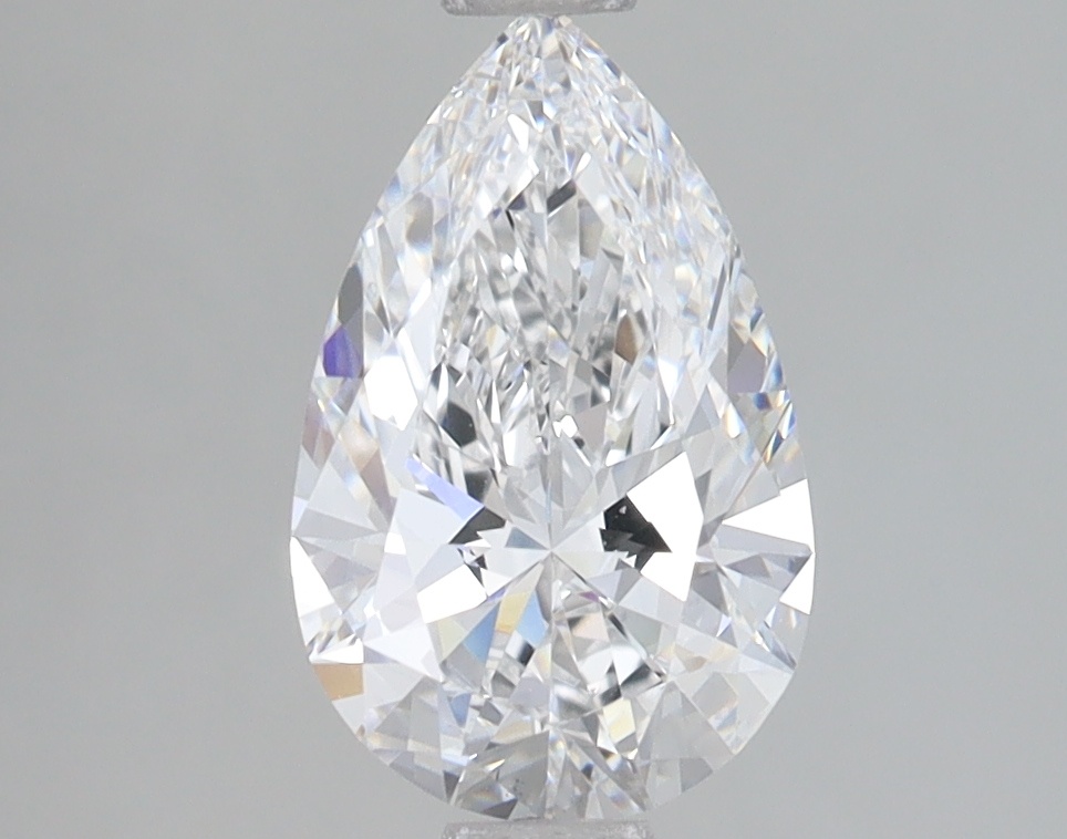 1.47 carat pear lab-grown diamond