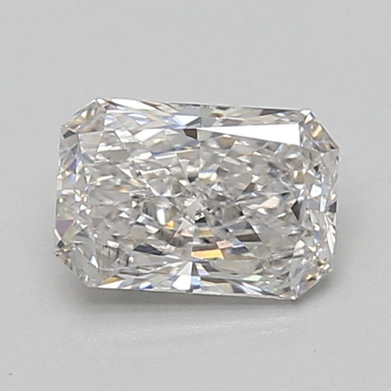 0.89 carat radiant lab-grown diamond