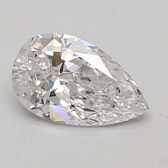 0.79 carat pear lab-grown diamond