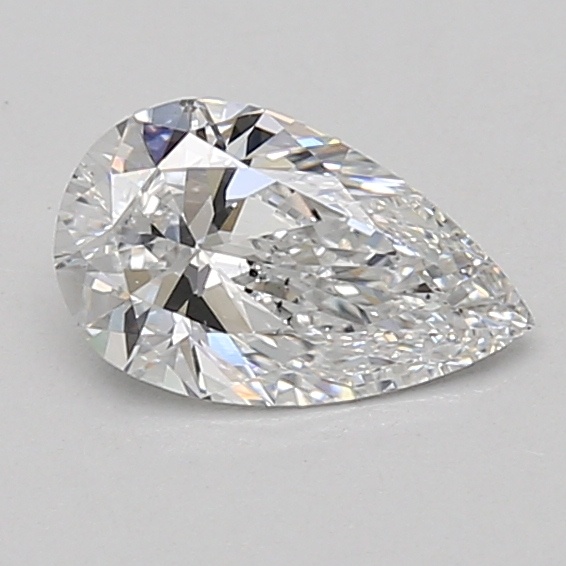 0.79 carat pear lab-grown diamond