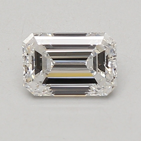 0.85 carat emerald lab-grown diamond