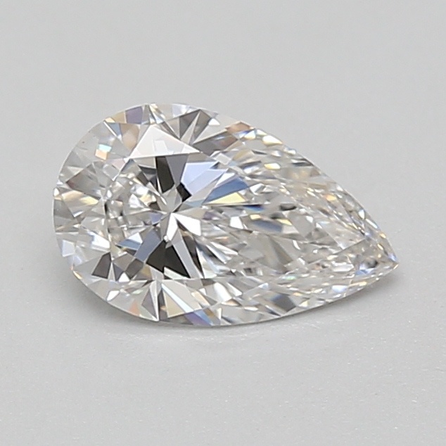0.88 carat pear lab-grown diamond