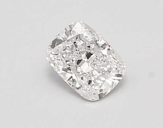0.47 carat cushion lab-grown diamond