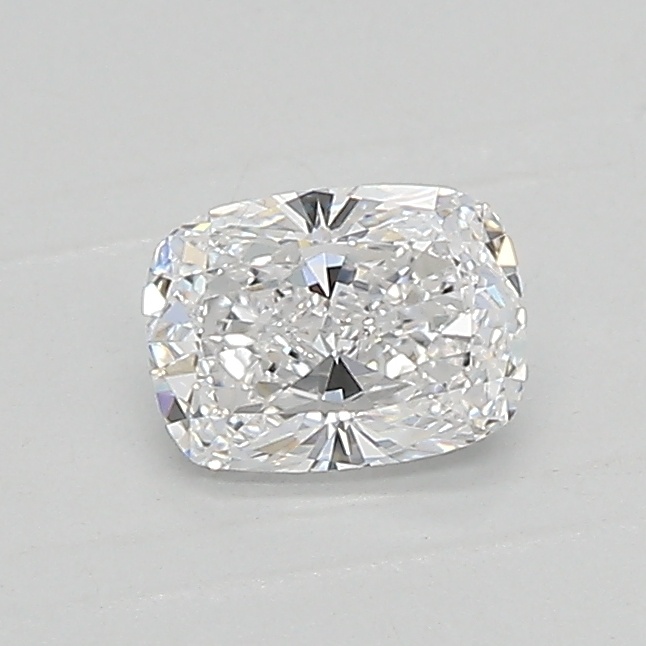 0.47 carat cushion lab-grown diamond