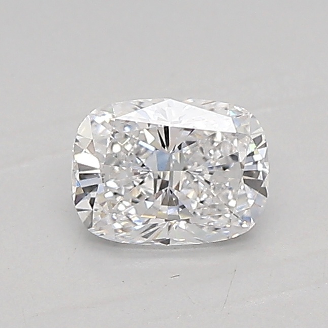 0.44 carat cushion lab-grown diamond