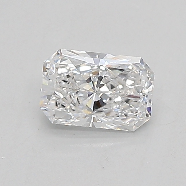 0.45 carat radiant lab-grown diamond